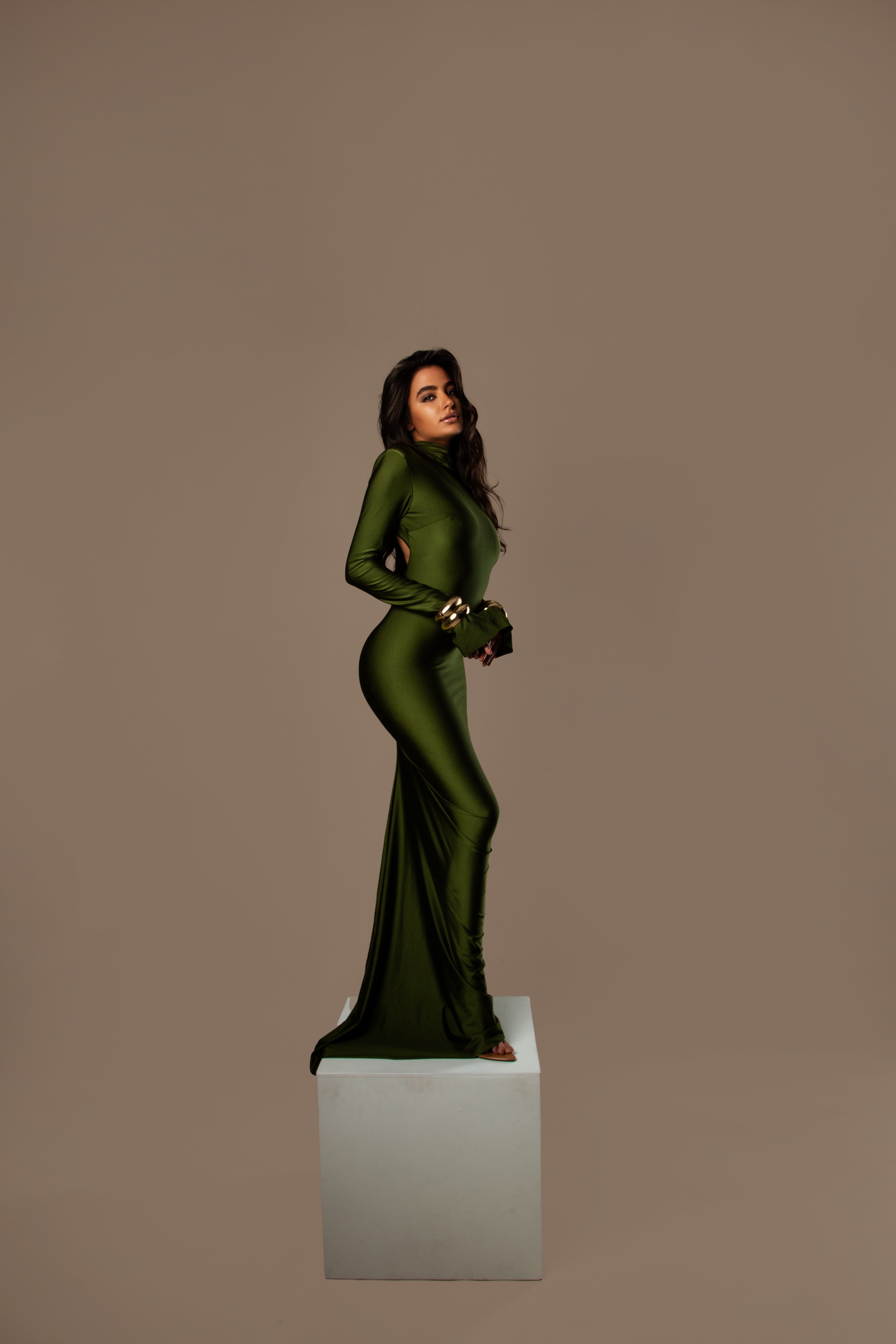 amara dress green Amara Mini Dress Green