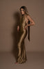 WET DRESS DARK GOLD