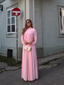 NIA DRESS SOFT ROSE