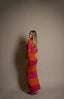 NINA LONG KNITE DRESS FUCHSIA/ORANGE