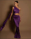 WING DRESS deep purple