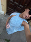 NIA DRESS SKY BLUE