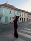 AYLA DRESS BURGUNDY