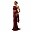 AMAYA DRESS BURGUNDY