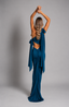 EDEN DRESS cobalt