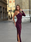 AYLA DRESS BURGUNDY - GardeRobe