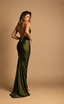 SERENA DRESS olive green