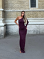 AYLA DRESS BURGUNDY - GardeRobe