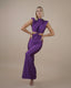 TWIST DRESS PURPLE - GardeRobe