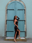 AYLA DRESS BROWN