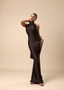 GLOW DRESS DARK CHOCO