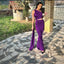 WING DRESS deep purple