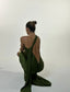 AYA DRESS OLIVE GREEN - GardeRobe