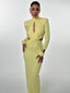 AURA DRESS LIGHT YELLOW - GardeRobe