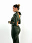 AURA DRESS OLIVE GREEN - GardeRobe