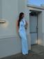 WIST DRESS BABY BLUE - GardeRobe