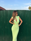 WIST DRESS PISTACHIO - GardeRobe