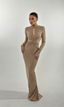 AURA DRESS SAND - GardeRobe