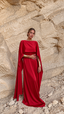 NADIA DRESS RED