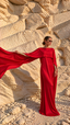 NADIA DRESS RED