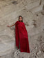 NADIA DRESS CHERRY RED