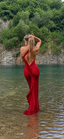 AYA DRESS RED