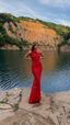 AYA DRESS RED