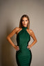 GLOW DRESS JADE GREEN