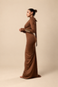 AURA DRESS CAMEL