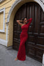 AYLA DRESS RED