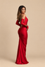 SERENA DRESS red - GardeRobe