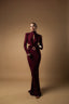 AURA DRESS BURGUNDY - GardeRobe