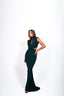 WIST DRESS JADE GREEN