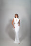 WIST DRESS WHITE