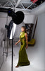 WIST DRESS SHINY PISTACHIO