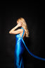 AYA DRESS OCEAN BLUE