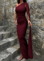 SIENNA DRESS 2.0 BURGUNDY