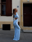 WIST DRESS BABY BLUE