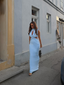 WIST DRESS BABY BLUE - GardeRobe