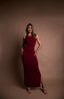 LIRA DRESS burgundy