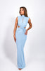 WIST DRESS BABY BLUE