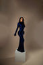 AMARA DRESS MIDNIGHT BLUE - GardeRobe