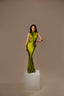 WIST DRESS SHINY PISTACHIO - GardeRobe