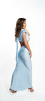 TWIST DRESS LIGHT BABY BLUE