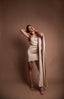 EDGE DRESS beige