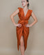 ELEGANT DRESS ORANGE