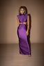 TWIST DRESS PURPLE - GardeRobe