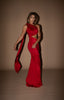 WING DRESS red