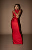 TWIST DRESS RED