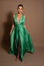 FLOW DRESS GREEN